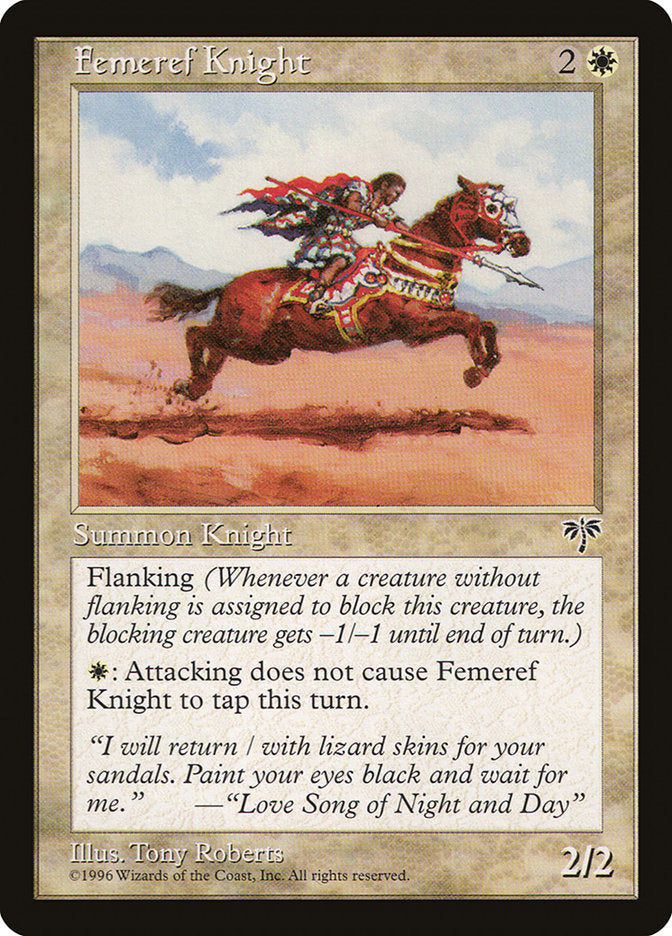 Femeref Knight [Mirage] - Magic: The Gathering - Card Brawlers | Quebec | Canada |