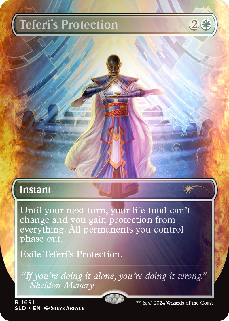 Teferi's Protection (1691) (Rainbow Foil) [Secret Lair: Sheldon's Spellbook] - Magic: The Gathering - Card Brawlers | Quebec | Canada |
