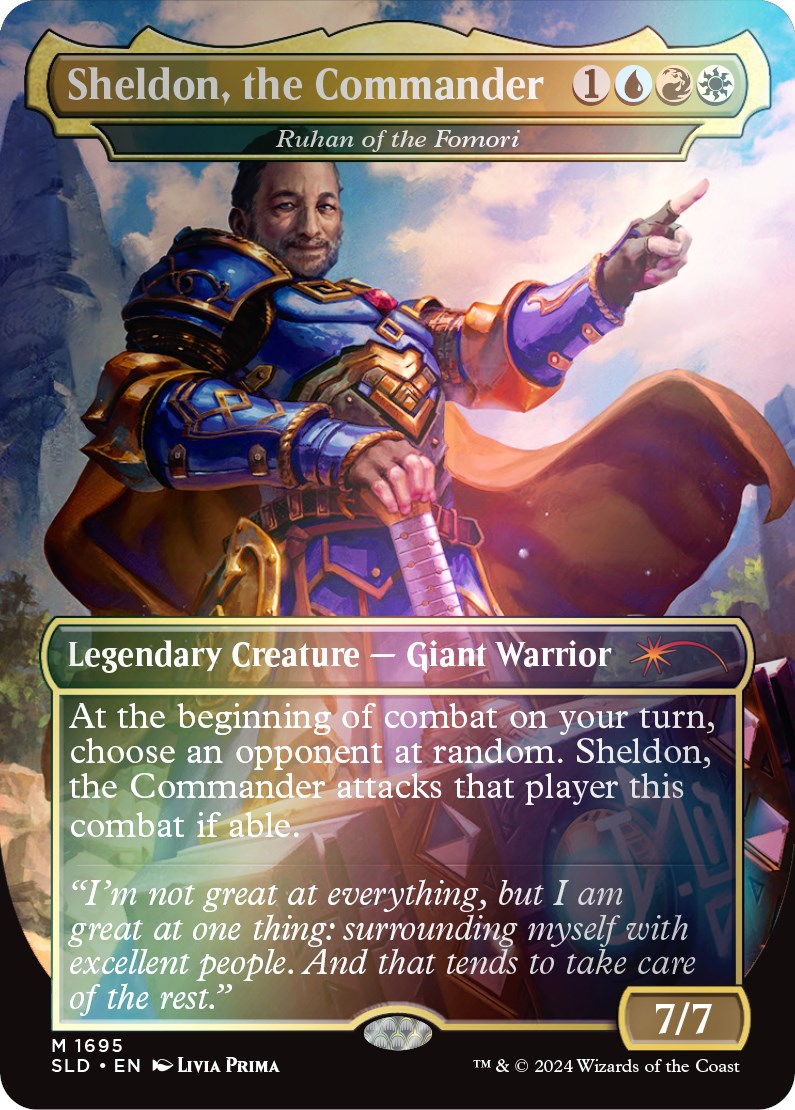Ruhan of the Fomori - Sheldon, the Commander (Rainbow Foil) [Secret Lair: Sheldon's Spellbook] - Magic: The Gathering - Card Brawlers | Quebec | Canada |