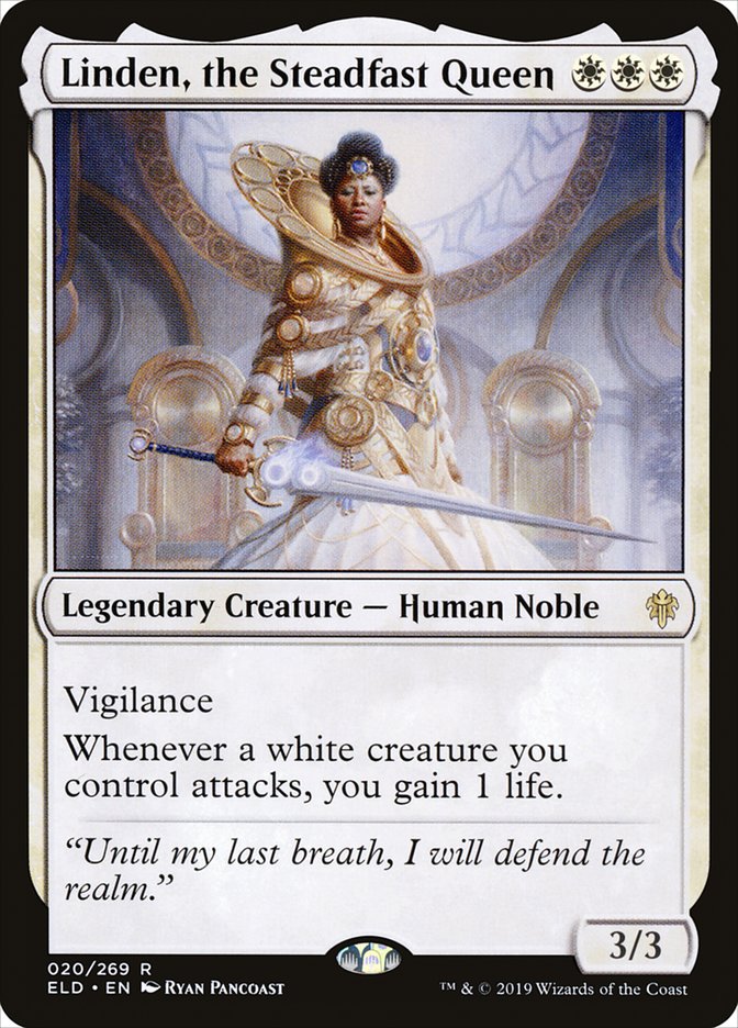 Linden, the Steadfast Queen [Throne of Eldraine] - Magic: The Gathering - Card Brawlers | Quebec | Canada |