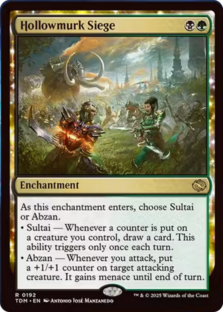 Hollowmurk Siege [Tarkir: Dragonstorm] - Magic: The Gathering - Card Brawlers | Quebec | Canada |
