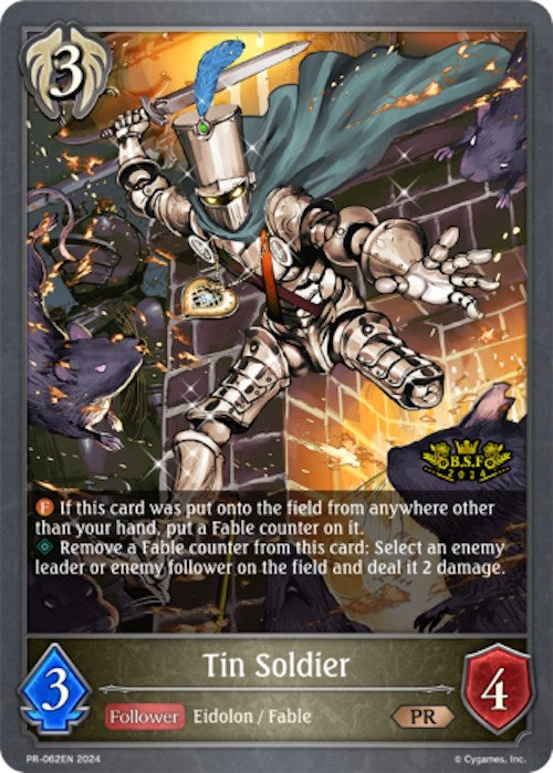 Tin Soldier (Spring Fest 2024) (PR-062EN) [Promotional Cards] - Bushiroad - Card Brawlers | Quebec | Canada |