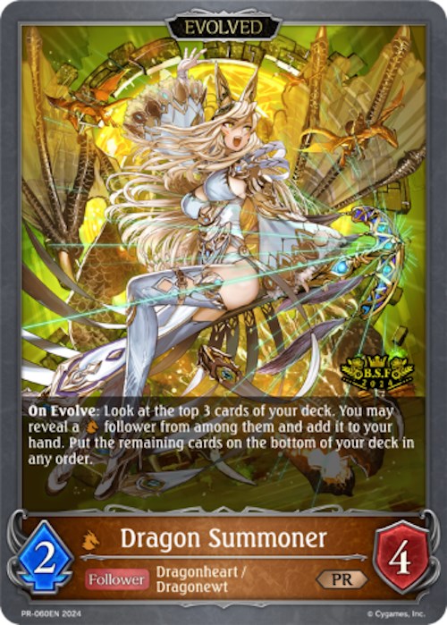 Dragon Summoner (Evolved) (Spring Fest 2024) (PR-060EN) [Promotional Cards]