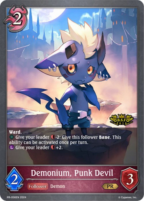 Demonium, Punk Devil (Spring Fest 2024) (Hot Stamped) (PR-056EN) [Promotional Cards] - Bushiroad - Card Brawlers | Quebec | Canada |