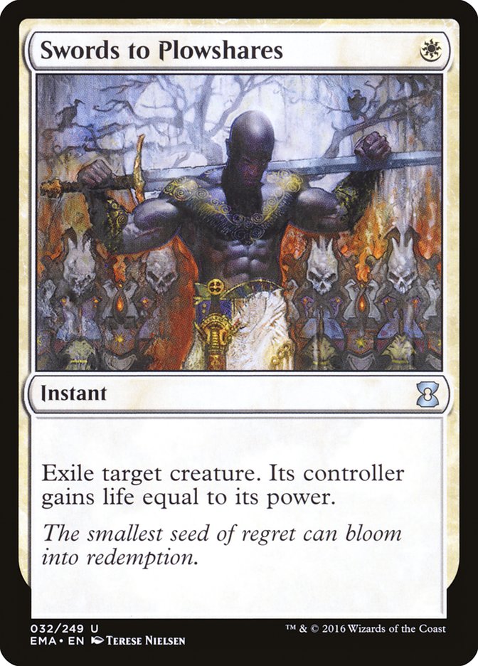 Swords to Plowshares [Eternal Masters] - Magic: The Gathering - Card Brawlers | Quebec | Canada |