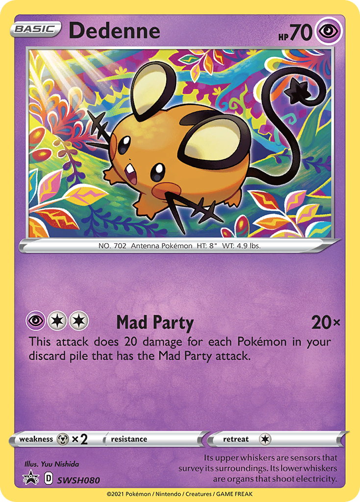 Dedenne (SWSH080) [Sword & Shield: Black Star Promos] - Pokémon - Card Brawlers | Quebec | Canada |