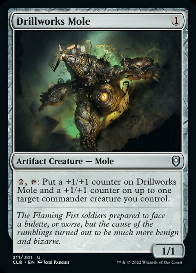 Drillworks Mole [Commander Legends: Battle for Baldur's Gate] - Magic: The Gathering - Card Brawlers | Quebec | Canada |