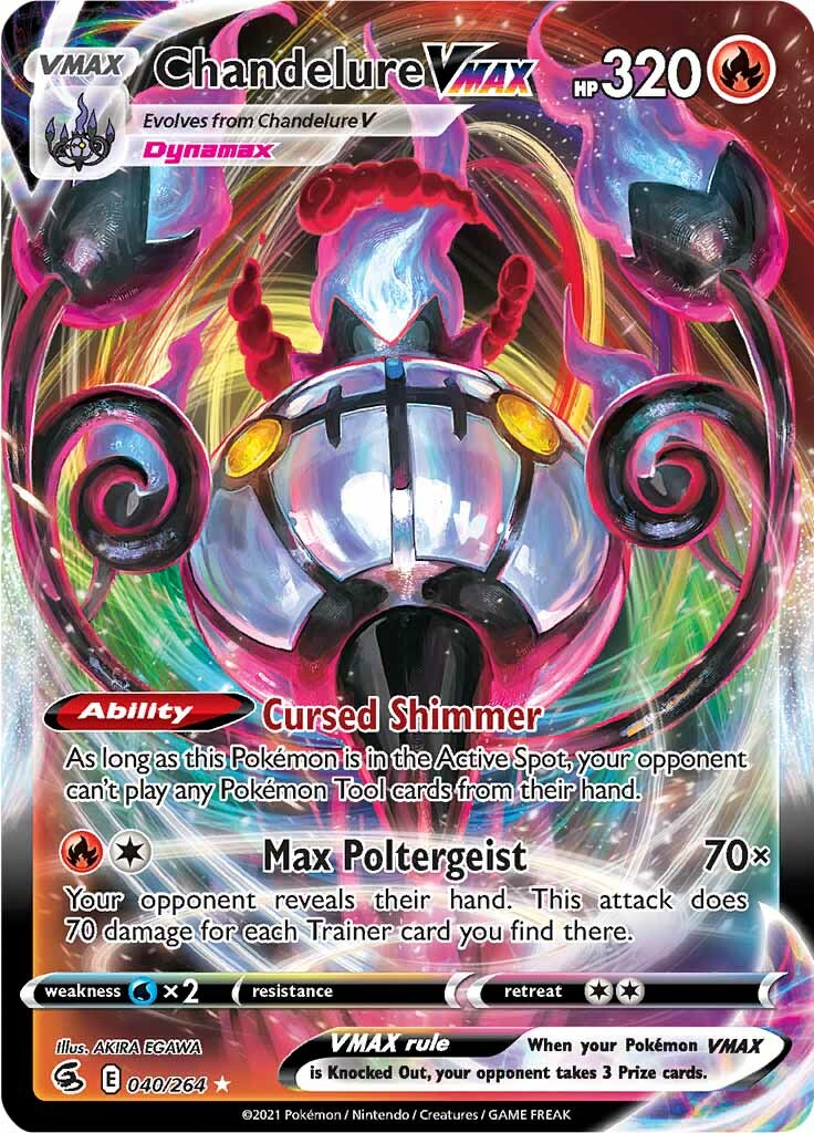Chandelure VMAX (040/264) [Sword & Shield: Fusion Strike] - Pokémon - Card Brawlers | Quebec | Canada |