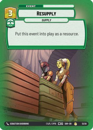 Resupply (12/20) [Spark of Rebellion: Weekly Play] - Fantasy Flight Games - Card Brawlers | Quebec | Canada |