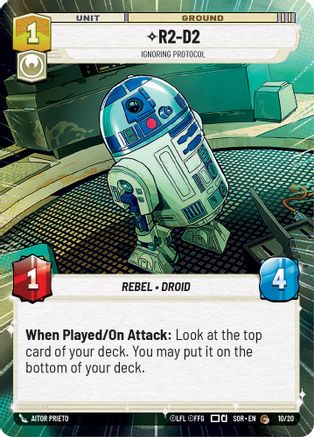 R2-D2 - Ignoring Protocol (Hyperspace) (10/20) [Spark of Rebellion: Weekly Play] - Fantasy Flight Games - Card Brawlers | Quebec | Canada |