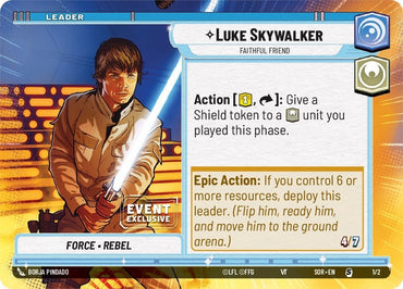 Luke Skywalker - Faithful Friend (Hyperspace) (Event Promo) (1/2) [Miscellaneous]