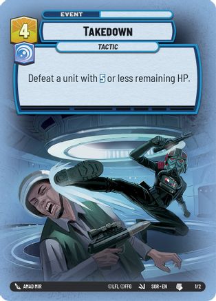 Takedown (1/2) [Store Showdown Promos] - Fantasy Flight Games - Card Brawlers | Quebec | Canada |