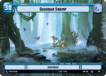 Dagobah Swamp // Shield (Hyperspace) (287 // T04) [Spark of Rebellion] - Fantasy Flight Games - Card Brawlers | Quebec | Canada |