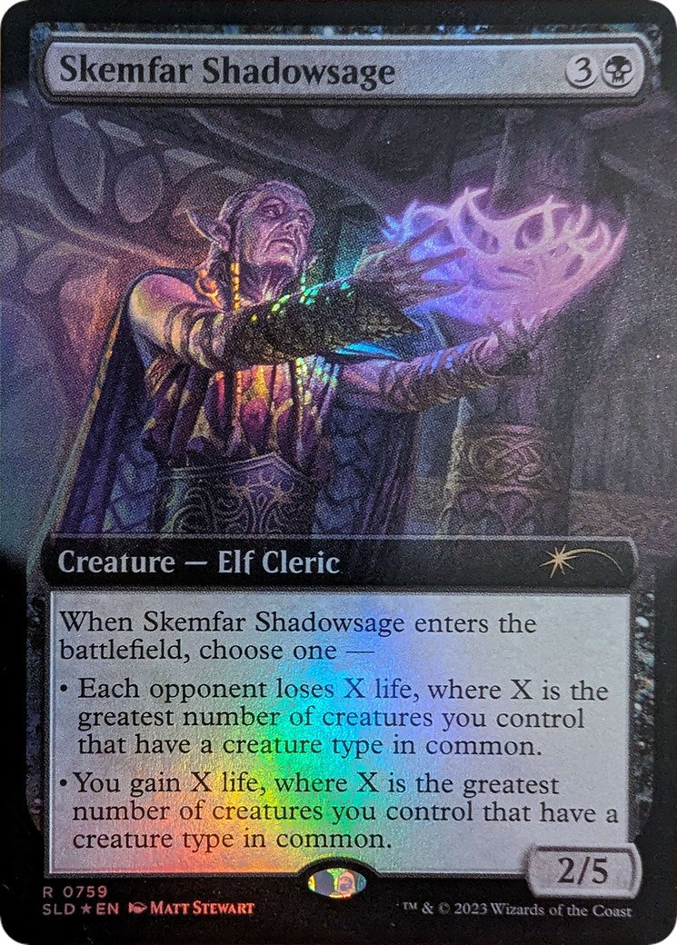 Skemfar Shadowsage (Extended Art) [Secret Lair Drop Series] - Magic: The Gathering - Card Brawlers | Quebec | Canada |