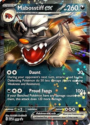 Mabosstiff ex (086) [Scarlet & Violet: Black Star Promos] - Pokémon - Card Brawlers | Quebec | Canada |