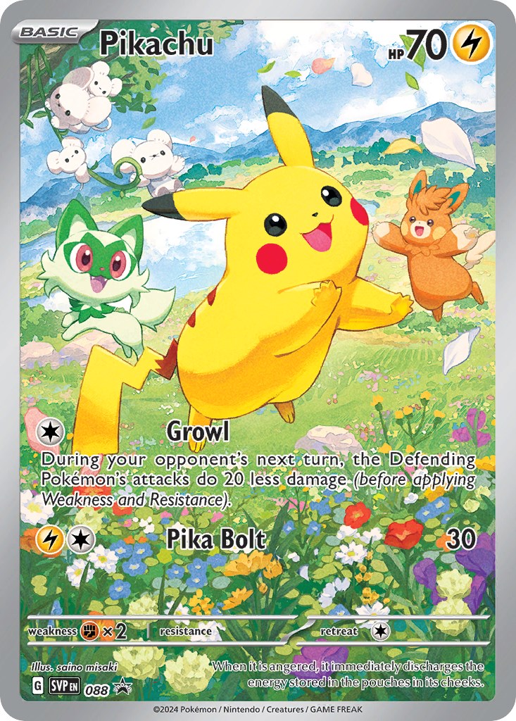 Pikachu (088) [Scarlet & Violet: Black Star Promos] - Pokémon - Card Brawlers | Quebec | Canada |