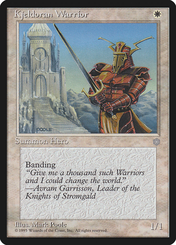 Kjeldoran Warrior [Ice Age] - Magic: The Gathering - Card Brawlers | Quebec | Canada |