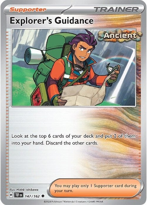 Explorer's Guidance (147/162) [Scarlet & Violet: Temporal Forces] - Pokémon - Card Brawlers | Quebec | Canada |