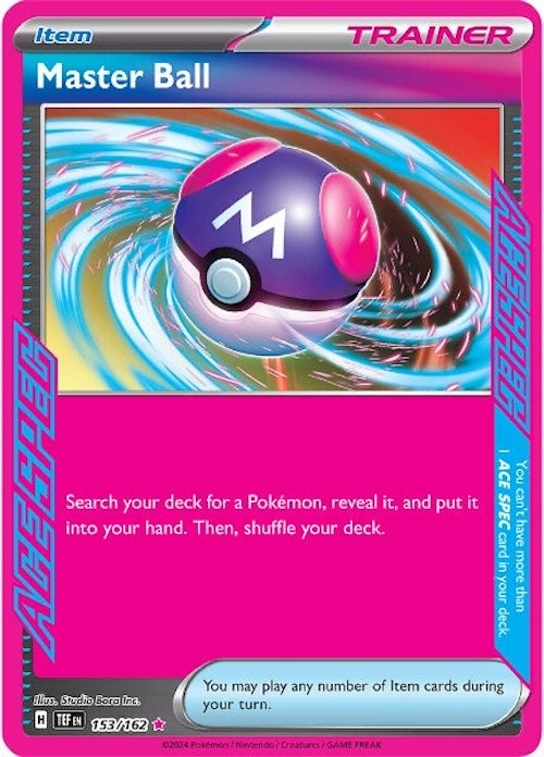 Master Ball (153/162) [Scarlet & Violet: Temporal Forces] - Pokémon - Card Brawlers | Quebec | Canada |