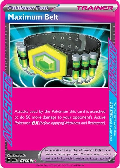 Maximum Belt (154/162) [Scarlet & Violet: Temporal Forces] - Pokémon - Card Brawlers | Quebec | Canada |