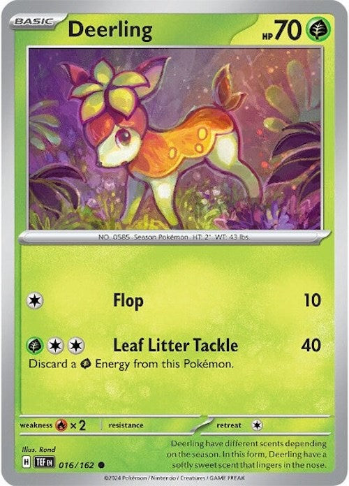 Deerling (016/162) [Scarlet & Violet: Temporal Forces] - Pokémon - Card Brawlers | Quebec | Canada |