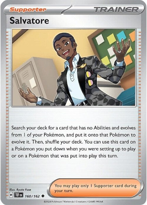 Salvatore (160/162) [Scarlet & Violet: Temporal Forces] - Pokémon - Card Brawlers | Quebec | Canada |