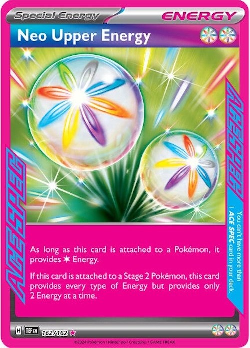 Neo Upper Energy (162/162) [Scarlet & Violet: Temporal Forces] - Pokémon - Card Brawlers | Quebec | Canada |