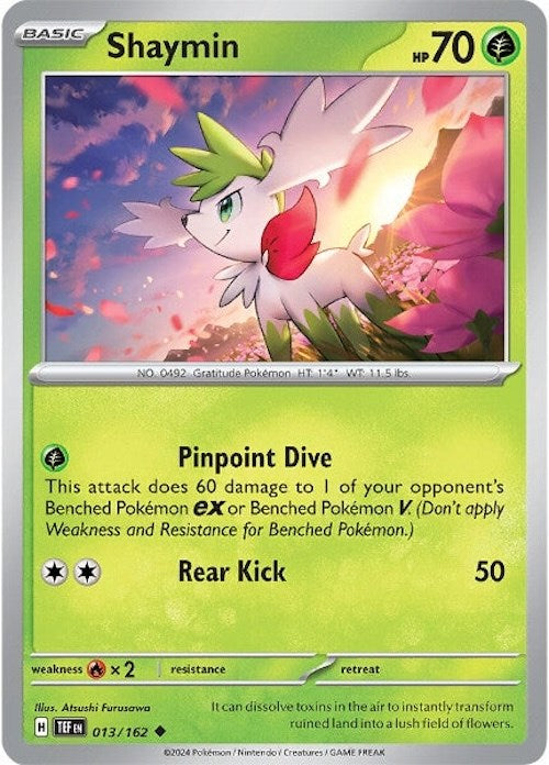 Shaymin (013/162) [Scarlet & Violet: Temporal Forces] - Pokémon - Card Brawlers | Quebec | Canada |