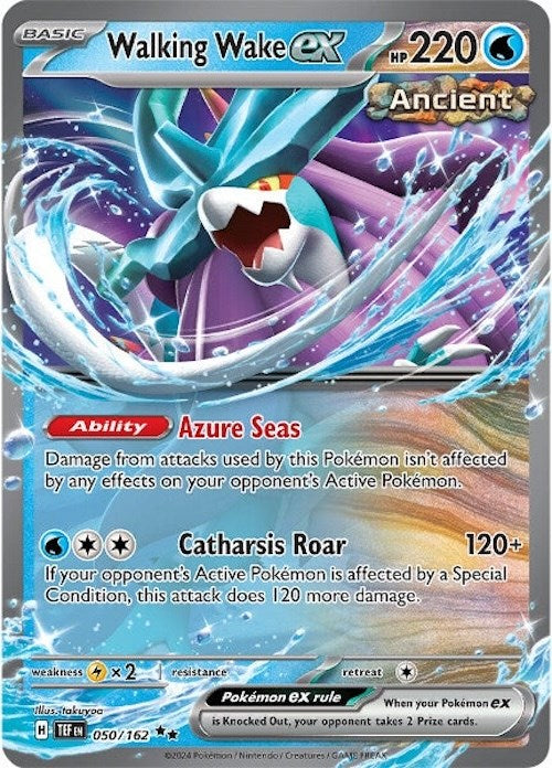 Walking Wake ex (050/162) [Scarlet & Violet: Temporal Forces] - Pokémon - Card Brawlers | Quebec | Canada |