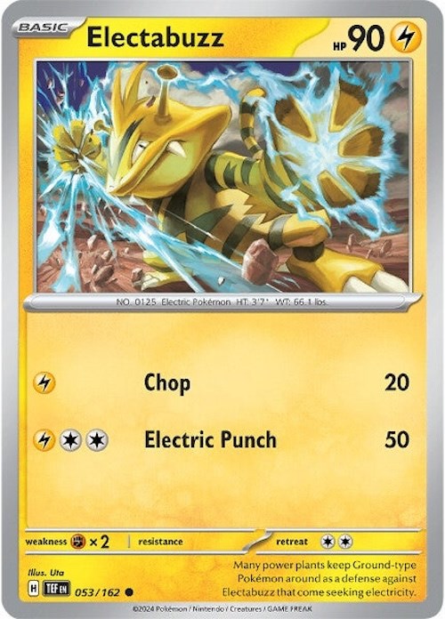 Electabuzz (053/162) [Scarlet & Violet: Temporal Forces] - Pokémon - Card Brawlers | Quebec | Canada |