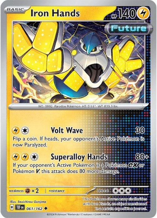 Iron Hands (061/162) [Scarlet & Violet: Temporal Forces] - Pokémon - Card Brawlers | Quebec | Canada |