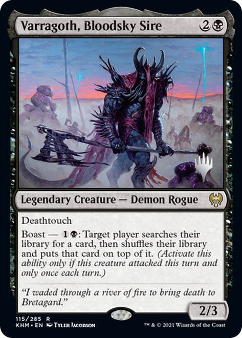 Varragoth, Bloodsky Sire (Promo Pack) [Kaldheim Promos] - Magic: The Gathering - Card Brawlers | Quebec | Canada |