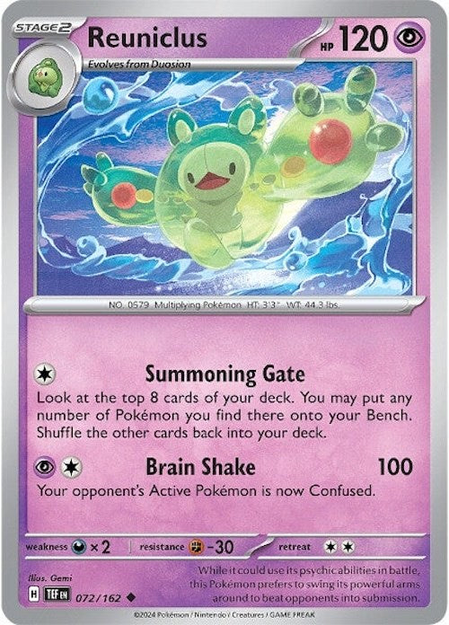 Reuniclus (072/162) [Scarlet & Violet: Temporal Forces] - Pokémon - Card Brawlers | Quebec | Canada |