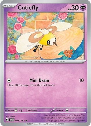 Cutiefly (075/162) [Scarlet & Violet: Temporal Forces] - Pokémon - Card Brawlers | Quebec | Canada |