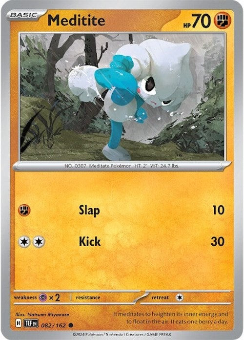 Meditite (082/162) [Scarlet & Violet: Temporal Forces] - Pokémon - Card Brawlers | Quebec | Canada |