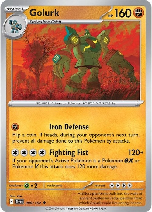 Golurk (088/162) [Scarlet & Violet: Temporal Forces] - Pokémon - Card Brawlers | Quebec | Canada |
