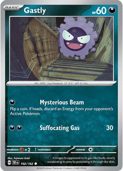 Gastly (102/162) [Scarlet & Violet: Temporal Forces] - Pokémon - Card Brawlers | Quebec | Canada |
