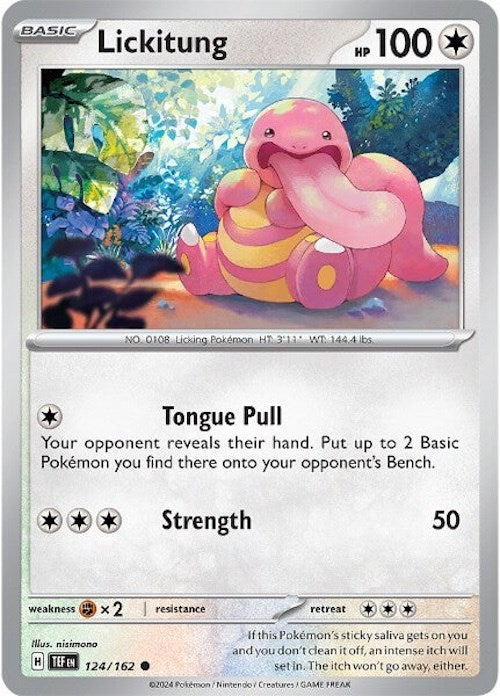 Lickitung (124/162) [Scarlet & Violet: Temporal Forces] - Pokémon - Card Brawlers | Quebec | Canada |