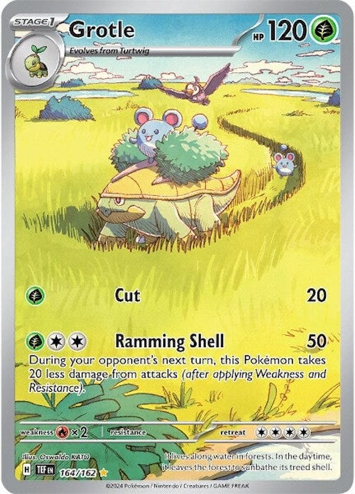 Grotle (164/162) [Scarlet & Violet: Temporal Forces] - Pokémon - Card Brawlers | Quebec | Canada |