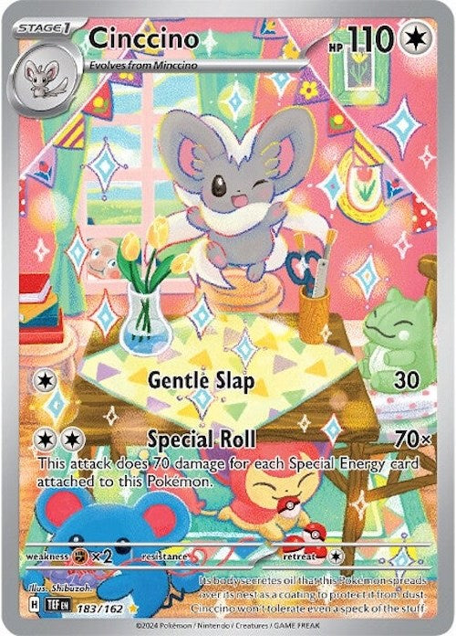 Cinccino (183/162) [Scarlet & Violet: Temporal Forces] - Pokémon - Card Brawlers | Quebec | Canada |