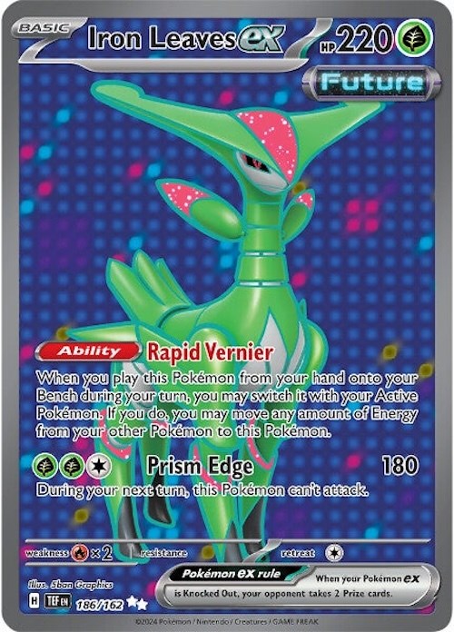 Iron Leaves ex (186/162) [Scarlet & Violet: Temporal Forces] - Pokémon - Card Brawlers | Quebec | Canada |