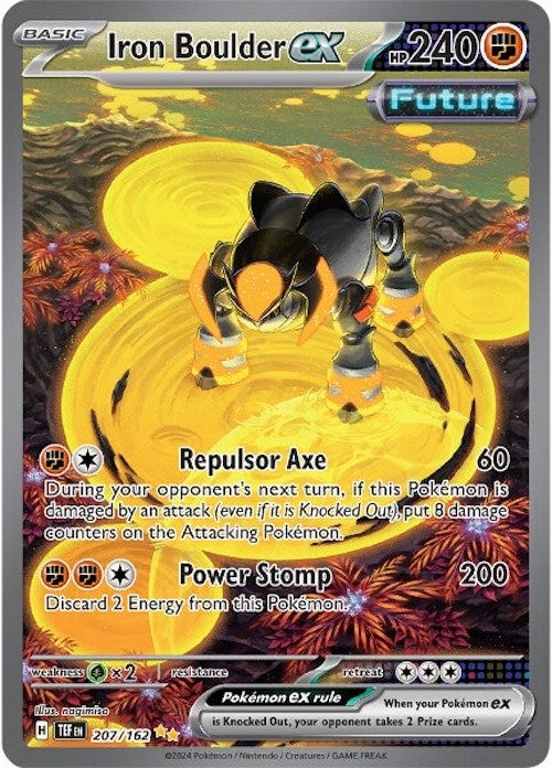 Iron Boulder ex (207/162) [Scarlet & Violet: Temporal Forces] - Pokémon - Card Brawlers | Quebec | Canada |