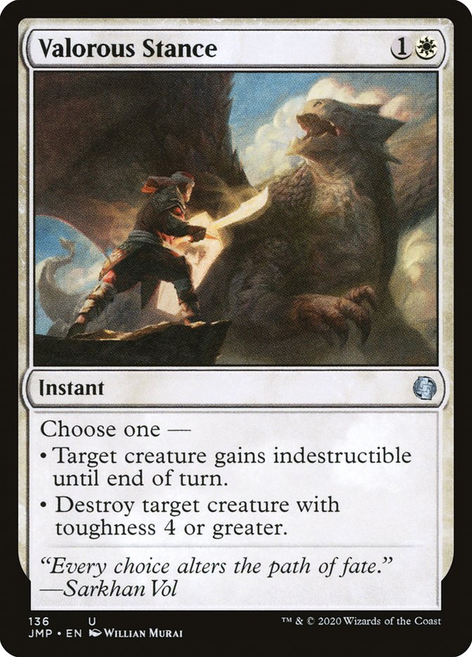 Valorous Stance [Jumpstart] - Magic: The Gathering - Card Brawlers | Quebec | Canada |