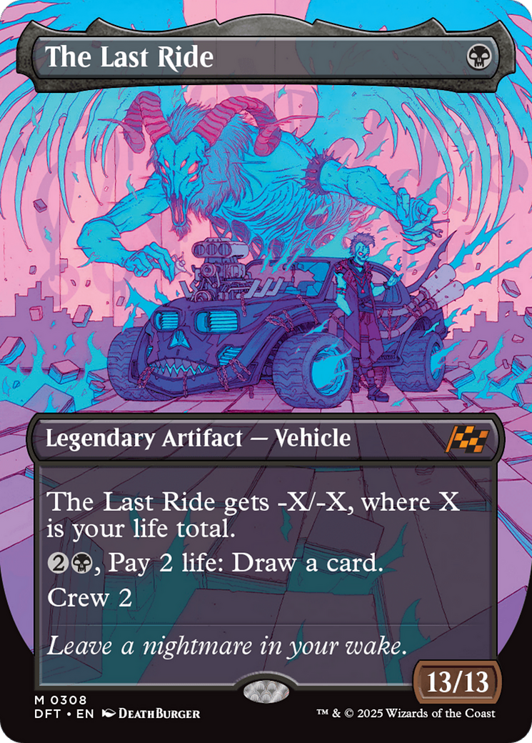 The Last Ride (Borderless) [Aetherdrift] - Magic: The Gathering - Card Brawlers | Quebec | Canada |