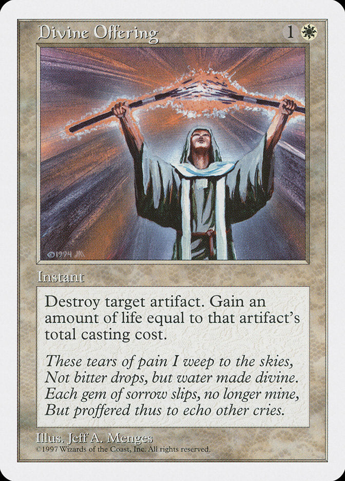Divine Offering [Fifth Edition] - Magic: The Gathering - Card Brawlers | Quebec | Canada |
