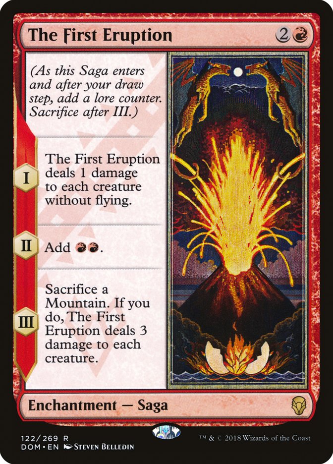 The First Eruption [Dominaria] - Magic: The Gathering - Card Brawlers | Quebec | Canada |