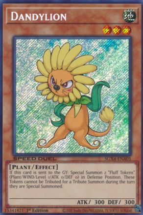 Dandylion (Secret Rare) [SGX4-ENA05] Secret Rare - Yu-Gi-Oh! - Card Brawlers | Quebec | Canada |