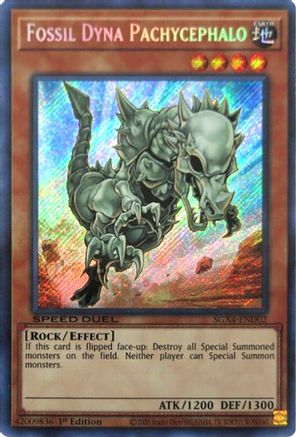 Fossil Dyna Pachycephalo (Secret Rare) [SGX4-END02] Secret Rare - Yu-Gi-Oh! - Card Brawlers | Quebec | Canada |