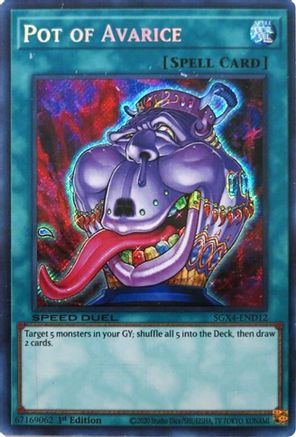 Pot of Avarice (Secret Rare) [SGX4-END12] Secret Rare - Yu-Gi-Oh! - Card Brawlers | Quebec | Canada |