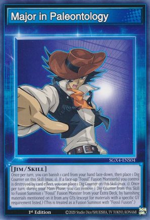 Major in Paleontology [SGX4-ENS04] Common - Yu-Gi-Oh! - Card Brawlers | Quebec | Canada |